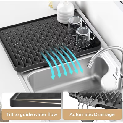 Sink Mat 26 × 32 cm | Durable Non-Slip Kitchen Sink Protector